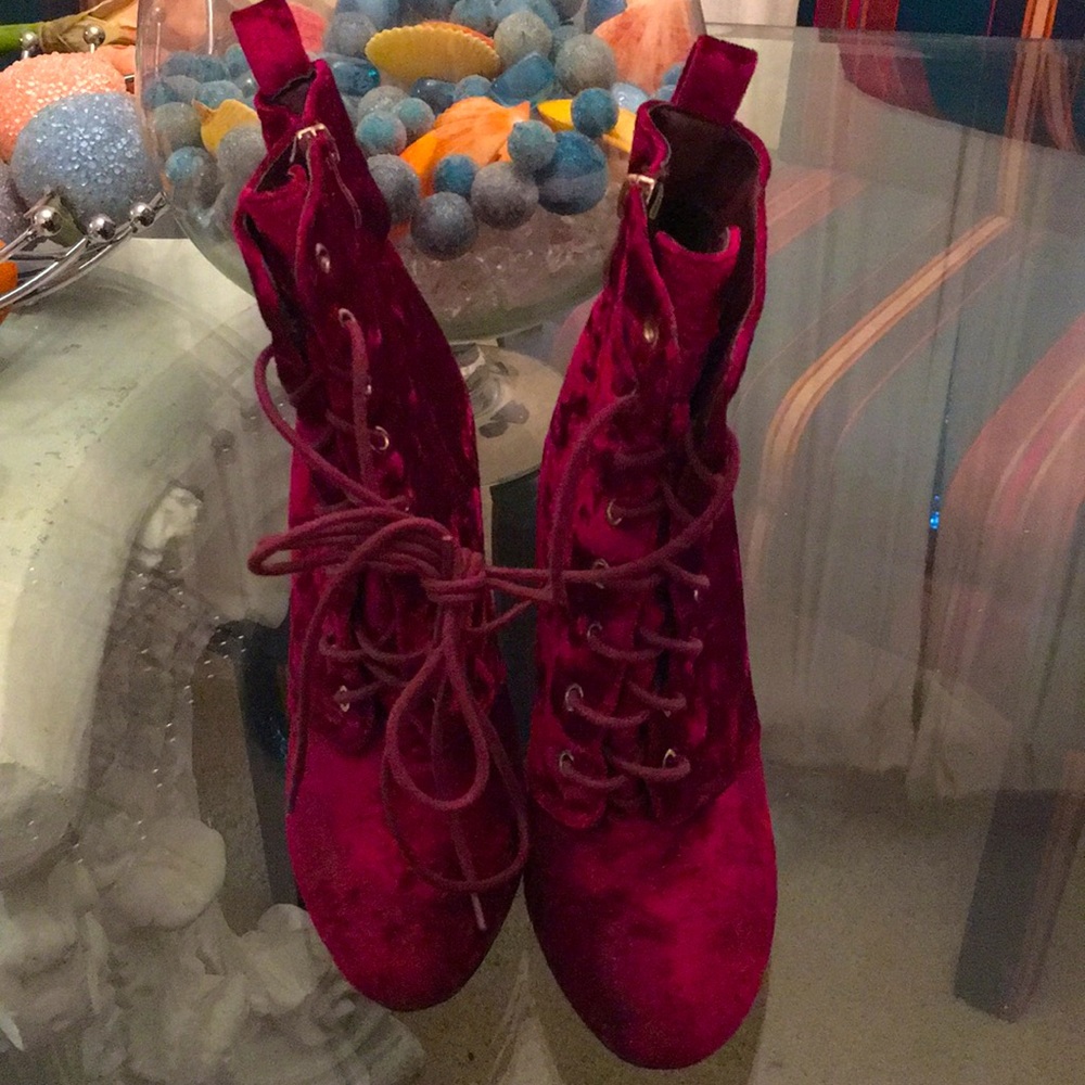 Burgundy Boots